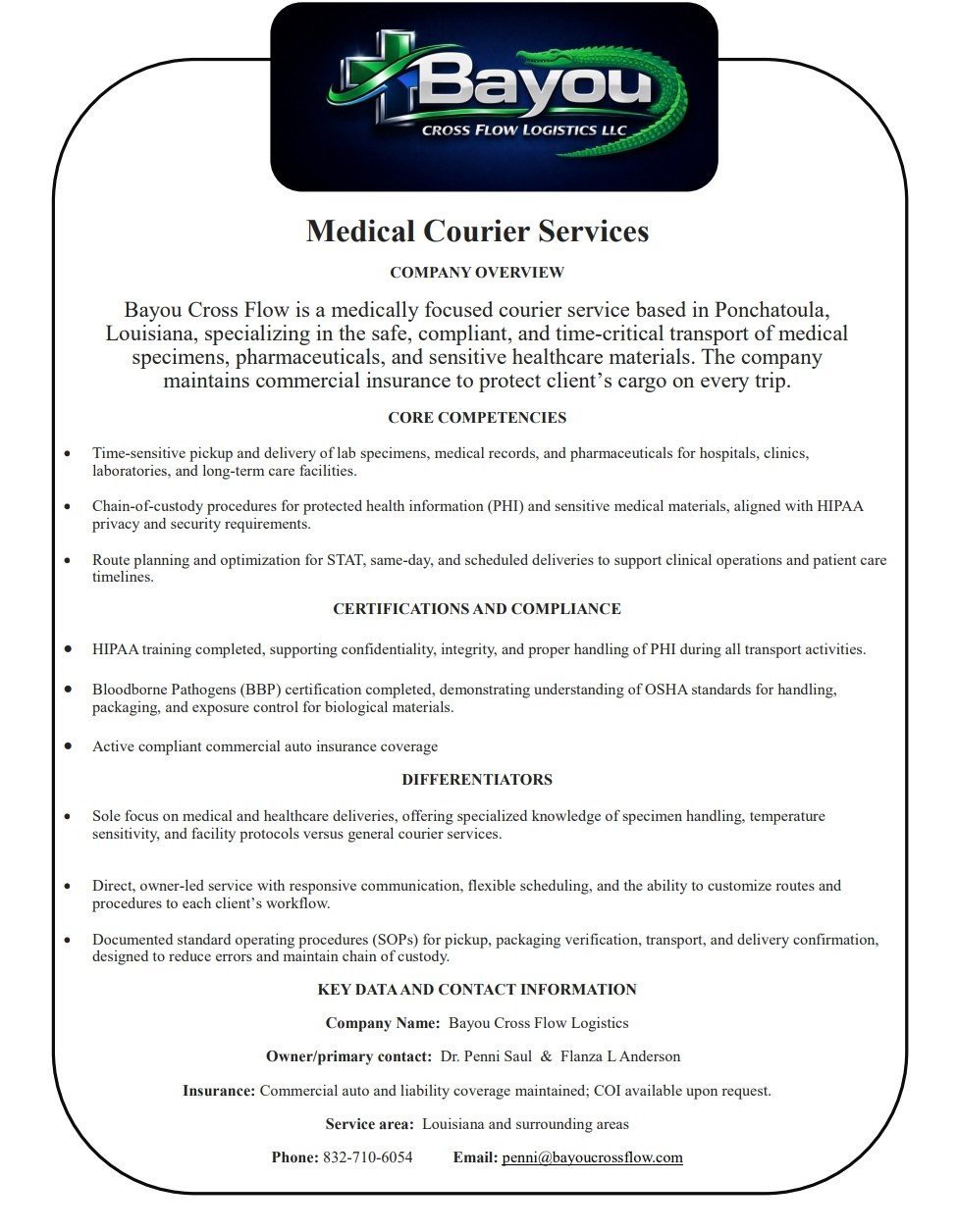 Capability statement